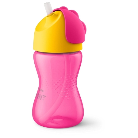 Avent gertuvė Straw Cup su šiaudeliu, 300 ml.