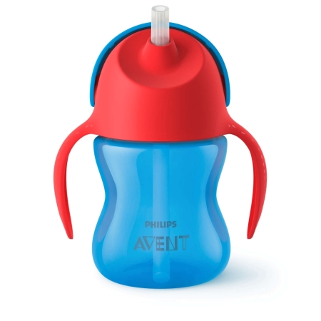 Avent gertuvė Straw Cup su šiaudeliu, 200 ml.