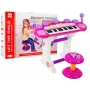 Vaikiškas pianinas su kedute Power Pink