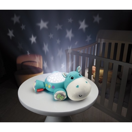 Migdukas-projektorius Fisher Price Hippo Blue