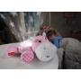 Migdukas-projektorius Fisher Price Hippo Pink