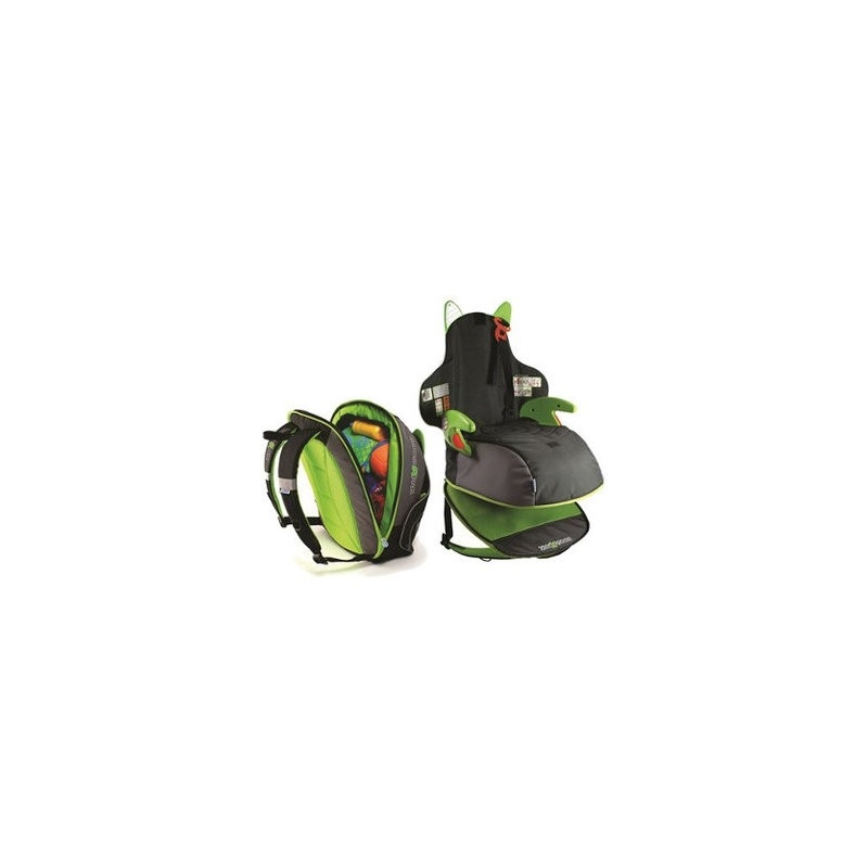 Trunki Boostapak autokėdutė - kelioninė kuprinė Green