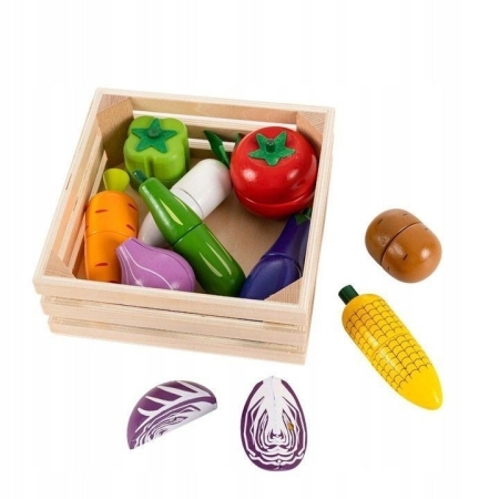 Pjaustomų daržovių rinkinys dėžutėje Multi