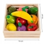 Pjaustomų vaisių rinkinys dėžutėje Multi