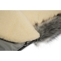 Žieminis vilnonis vokelis vežimėliui Eskimo Grey