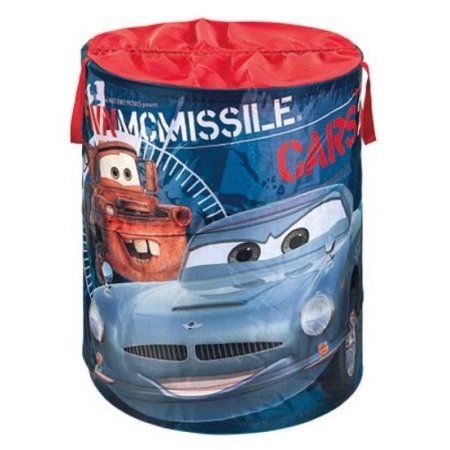 Disney apvalus žaislų krepšys Pop Up Cars