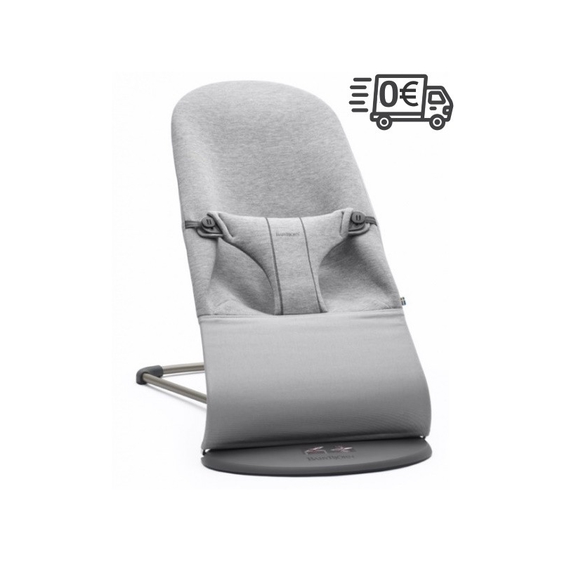 BabyBjorn gultukas Soft 3D Jersey (spalva - light grey)