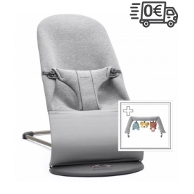 BabyBjorn gultukas Soft 3D Jersey (spalva - light grey)