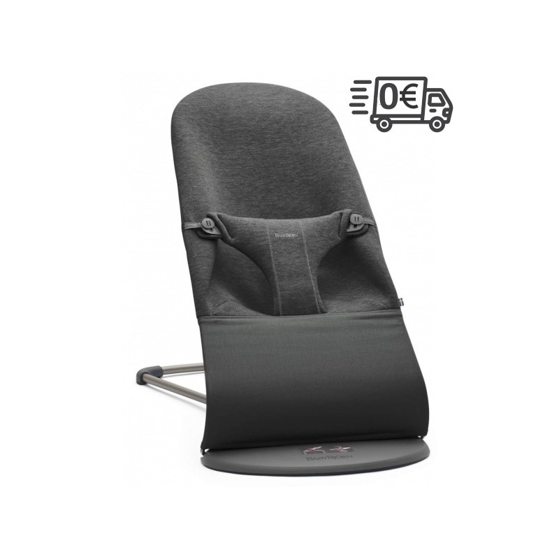BabyBjorn gultukas Soft 3D Jersey (spalva - Charcoal Grey)