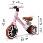 Balansinis dviratukas - paspirtukas su pedalais LuxuryPink