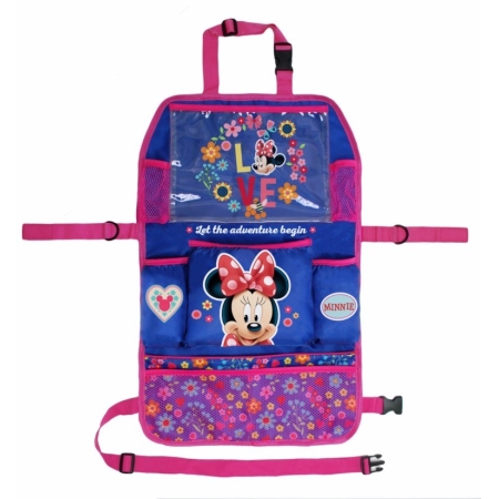 Disney Minnie sėdynės apsauga su laikikliu planšetei