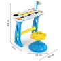 Vaikiškas pianinas su kedute MultiBlue
