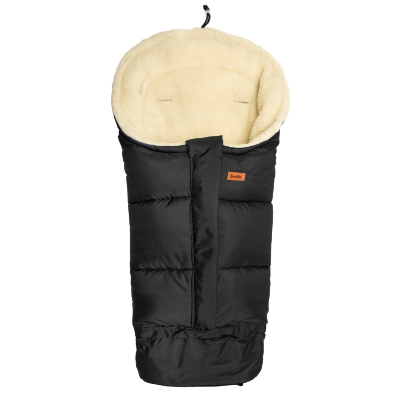 Vokelis su vilna Combi 3in1 Black