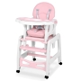 Maitinimo kėdutė-transformeris su lingėmis Pink Comfort