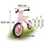 Balansinis dviratukas Pink Comfort