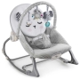 Gultukas - vibro kėdutė iki 18 kg. Bunny Grey