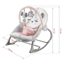 Gultukas - vibro kėdutė iki 18 kg. Bunny Pink