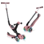 Globber paspirtukas Go UP DELUXE Lights Pastel Pink
