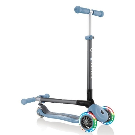Paspirtukas Globber Primo Foldable Lights Ash Blue