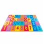 Didelė dėlionė - kilimėlis su raidėmis ir skaičiais Multicolor