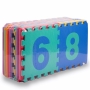 Didelė dėlionė - kilimėlis su raidėmis ir skaičiais Multicolor