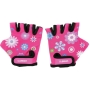 Dviratininko pirštinės vaikams Globber Flower Pink