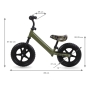 Balansinis dviratukas be pedalų Khaki