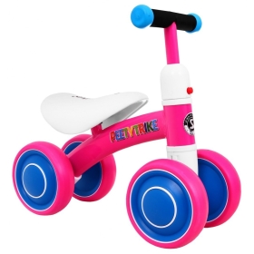 Mini paspirtukas - dviratukas PettyTrike Pink
