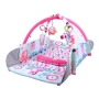 Lavinamasis kilimėlis Activity Gym Pink 5in1 su kamuoliukais