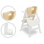 Medinė maitinimo kėdutė Floris White su staliuku