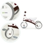 Mini triratukas su pedalais White Black