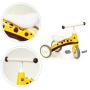 Mini triratukas su pedalais Yellow Dots
