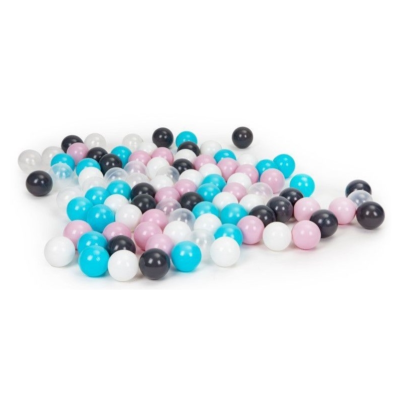 Plastikiniai kamuoliukai Pastel 100 vnt.
