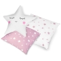 Palapinė Tipi Pink Stars su švieselėmis + 3 pagalvėlės