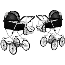 Lopšinis lėlės vežimėlis Alice Retro