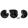 Automobilinė kėdutė 9-36 kg. MasiKid Black