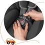 Automobilinė kėdutė 9-36 kg. MasiKid Black