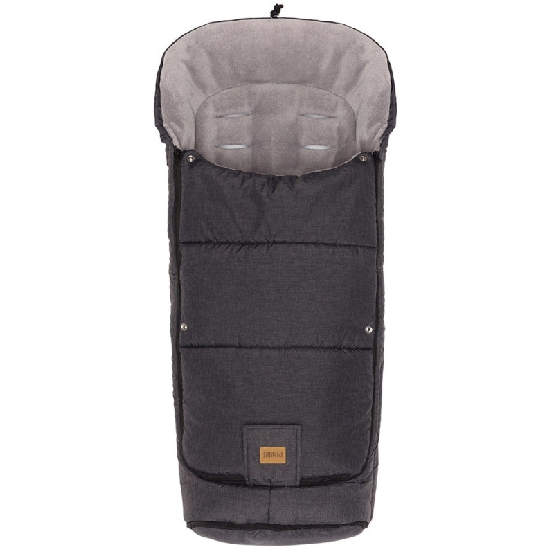 Šiltas vokelis vežimėliui Peak DarkGrey Melange