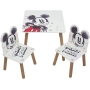 Staliukas su dviem kėdutėmis Mickey Mouse