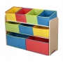 Didelė žaislų dėžė - lentyna su 9 stalčiais Multicolour