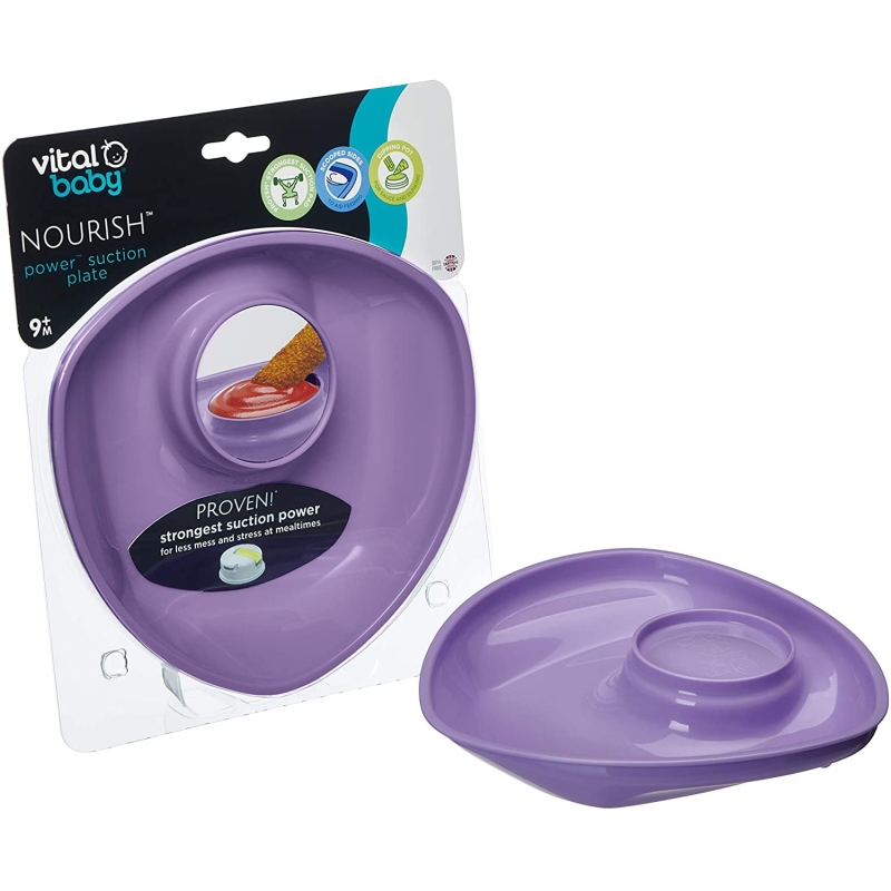 Prilimpanti lėkštė Vital Baby Nourich Fizz