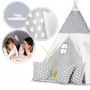 Palapinė Tipi Clouds su LED lempute, vėliavėlėmis + 3 pagalvėlės