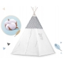 Palapinė Tipi Clouds su LED lempute, vėliavėlėmis + 3 pagalvėlės