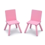 Medinis staliukas su 2 kėdutėmis White_Pink