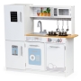 Medinė virtuvėlė White Deluxe su priedais