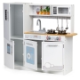Medinė virtuvėlė White Deluxe su priedais