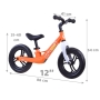 Balansinis magnesium dviratukas RoyalBaby Orange