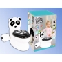 Muzikinis naktipuodis Panda su popieriaus laikikliu
