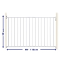 Dreambaby metaliniai varteliai Arizona White (68 -112 cm.)