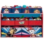 Didelė žaislų lentyna Paw Patrol su 9 stalčiais